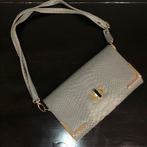 Snakeskin handbag